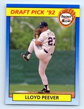 1992 Front Row Draft Picks Lloyd Peever Colorado Rockies #37