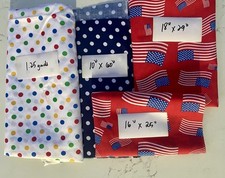 Sale 5 PCS Assorted Print Polycotton Remnants big Cut Polyester Cotton Fabric