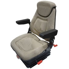 Fam1273 Brown Fabric Mechanical Suspension Seat Assembly Fits Case 1070 1170 127