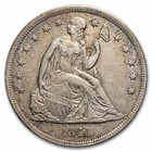 1841 Liberty Seated Dollar AU