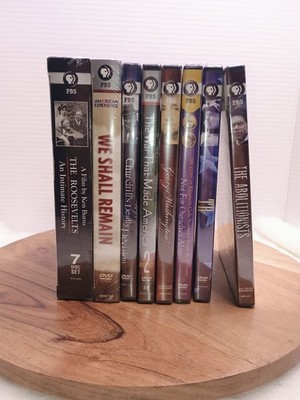 Lot Of 8 PBS History DVDs