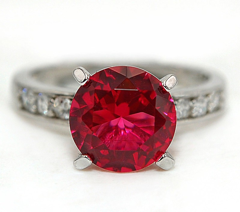3CT Heat Treated Rubellite Tourmaline 925 Sterling Silver Ring Sz 8 NF1-7