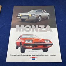 Chevrolet Chevy Monza Car Sales Brochure 1975 14 Pages Chevrolet Chevy Monza Car Sales Brochure 1975 14 Pages