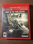 Bethesda Fallout 3 Game of the Year Edition Sony PlayStation 3 Greatest Hits Ma…