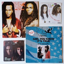 Milli Vanilli "2x2/Girl You Know +" Lot De 4 Vinyl DOUBLE LP 33t/MAXI 45t/SP 45t