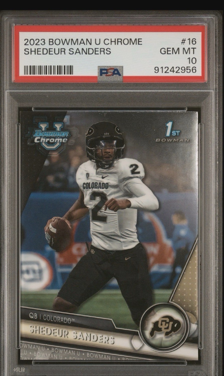 2023 Bowman University Chrome Shedeur Sanders #16