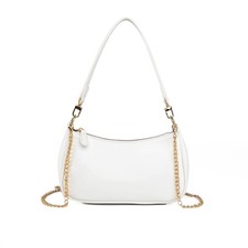 Shoulder Bag for Women with 2 Removable Straps and Zipper Closure Crossbody B...