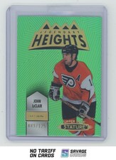 2021-22 Upper Deck Stature Legendary Heights Green John LeClair /125 #LH-13
