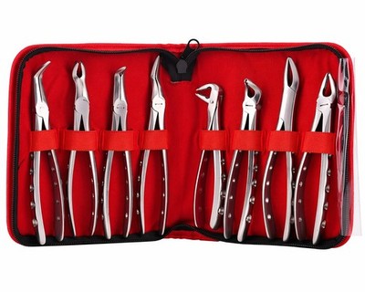 Dental Extraction Forceps Kit   Complete Oral Surgery Instrument Set