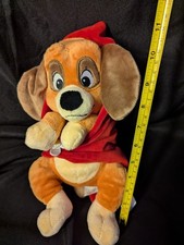 Disneyland Paris Fox and the Hound Baby Copper in Blanket Soft Toy Plush