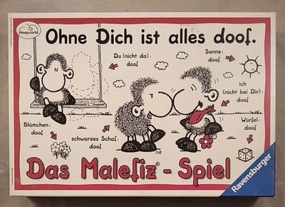 Ohne dich ist alles doof, das Malefiz-Spiel [Aktions-Würfelspiel]. Achtung: Nich