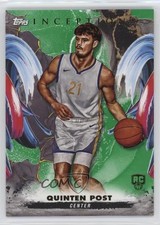 2024-25 Topps Inception Green Quinten Post #42 1co7