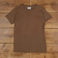 Vintage Military T-Shirt M Mens 90s Lally Mfg Corp Brown Army Single Stitch