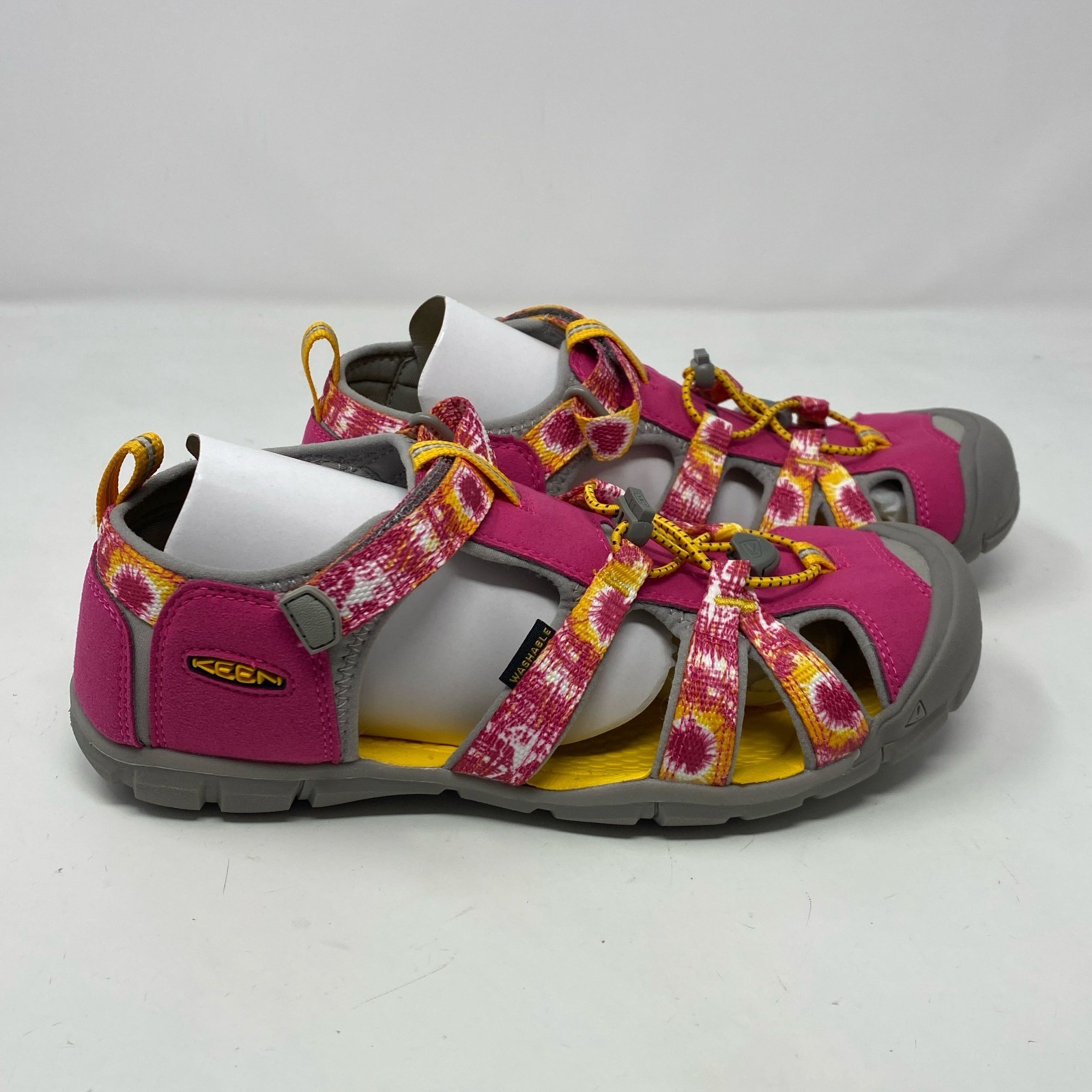 KEEN Women’s Newport H2 Retro Sandals - Original Tie-Dye Pink/Grey, Size 7 US