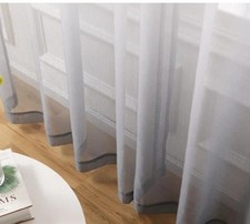 Sheer Curtains 54"X 84" Each Panel 2 Panels Grommet Indoor/Outdoor New In Pkg