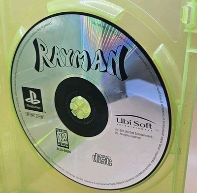 Rayman PlayStation 1 PS1 Disc Only Loose Tested 1997 Ubioft Mascot 90s