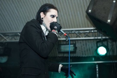 Christopher Cerulli of Motionless In White performs at Cockpit on - Old Photo 15