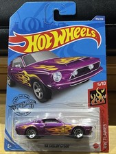 2018 Hot Wheels HW FLAMES 5/10 '68 Shelby GT500 169/250 Purple w/Flames