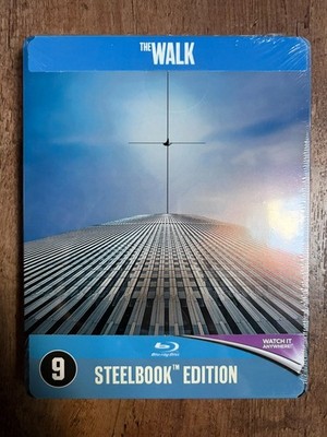 The Walk w. Steelbook (3D/2D Blu-ray, 2015, UK Import, Region Free) *NEW/SEALED*