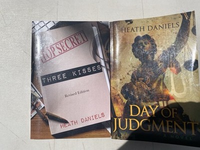 Day of Judgment 2017 & Three Kisses 2016 Heath Daniels Signed Paperback
