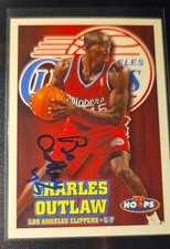 1997-98 NBA Hoops - Bo Outlaw #72 AUTOGRAPH HAND SIGN IP