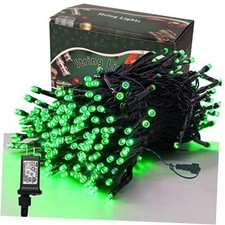 300 LED St Patricks Day Lights, 98.5FT Christmas String Lights with 8 Green