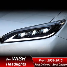 DRL Projector Front Lamps Dynamic Headlights Assembly For Toyota Wish 2009-2015