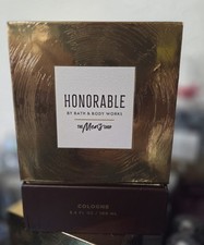 HONORABLE MENS COLOGNE GLASS SPRAY 3.4 oz BATH AND BODY WORKS  LEATHER 