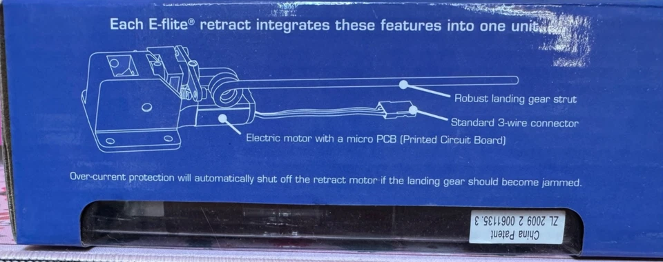 New Eflite E-Flite 10 to 15 .10-.15 Size Main Electric Retracts EFLG100 - Image 3 of 4