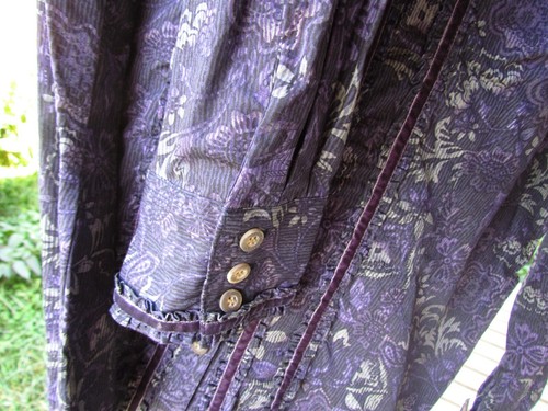 NWT Womens Roper Button Long Sleeve Purple Print Western Shirt sz. XL 100% Cotto - Picture 8 of 9