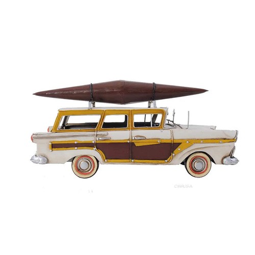 Fords Woody-Look Country Squire con modelo de kayak - Imagen 7 de 11