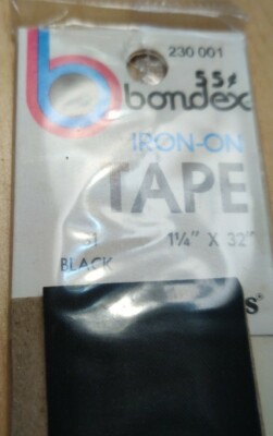 Lot of 5 Bondex iron on patches 1/1/4 x 32