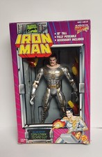 Deluxe Ed TONY STARK TECHNO IRON MAN 10" Action Figure Marvel Comic Toy Biz 1994