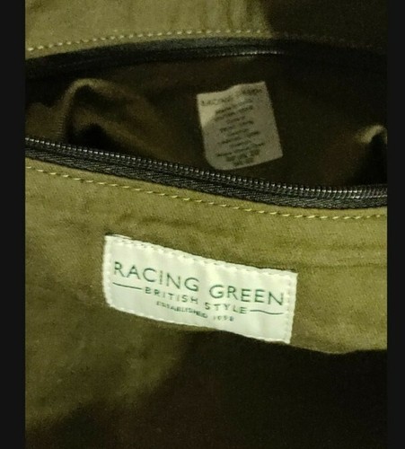 Vintage Racing grüne LEINWAND GROSSE ROLLER-REISETASCHE - Bild 6 von 9