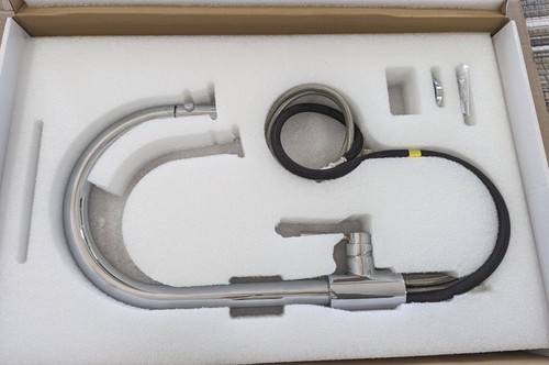 Perrin & Rowe U.4044-APC-2 Juliet Single Lever Kitchen Faucet Pull Down. Chrome - Picture 2 of 6