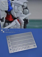 Etching Parts For Gundam Details Upgrade Parts AW142 Photo-etched sheets(PE)