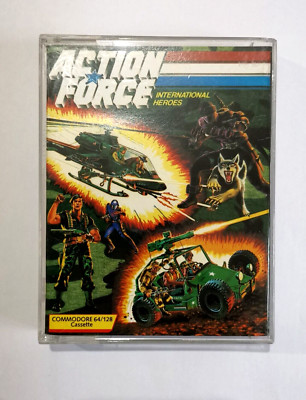 **RAR** Commodore 64 Action Force Spiel von Virgin Games - getestet funktioniert