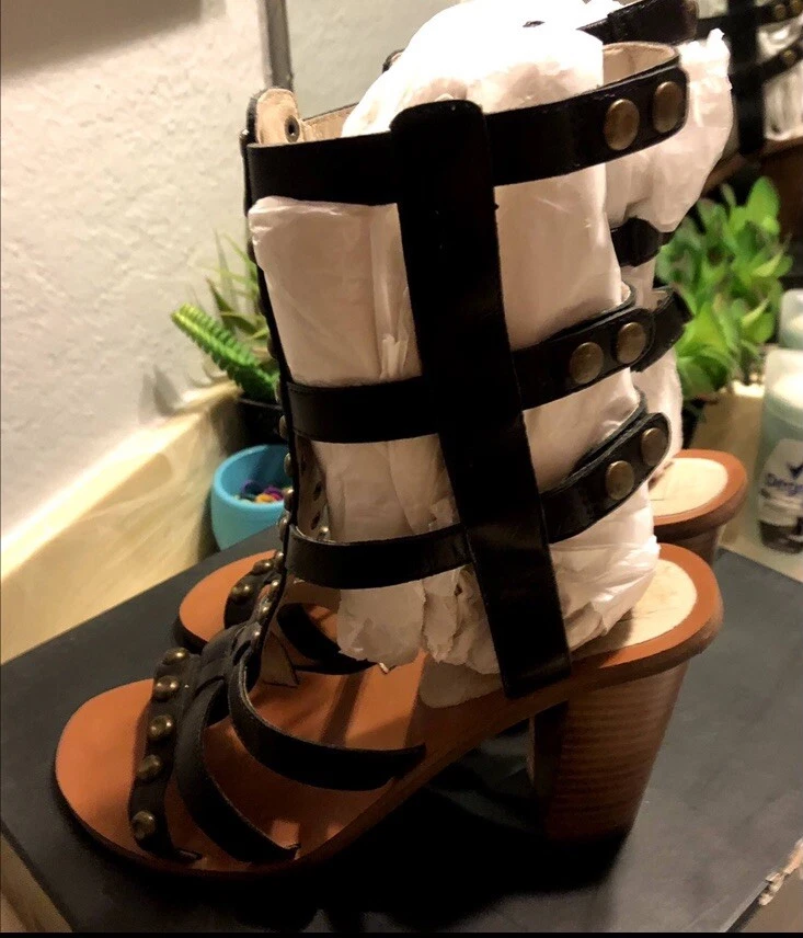 Mia Limited Edition Olympus YL169 Authentic Leather Size 7.5 Regular Color Black - Image 4 of 4