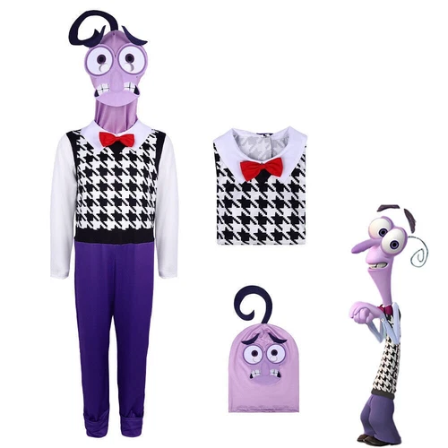 Kids Inside Out 2 Costume Boys Girls Halloween Party Cosplay Outfits Fancy Dress - Picture 10 of 16