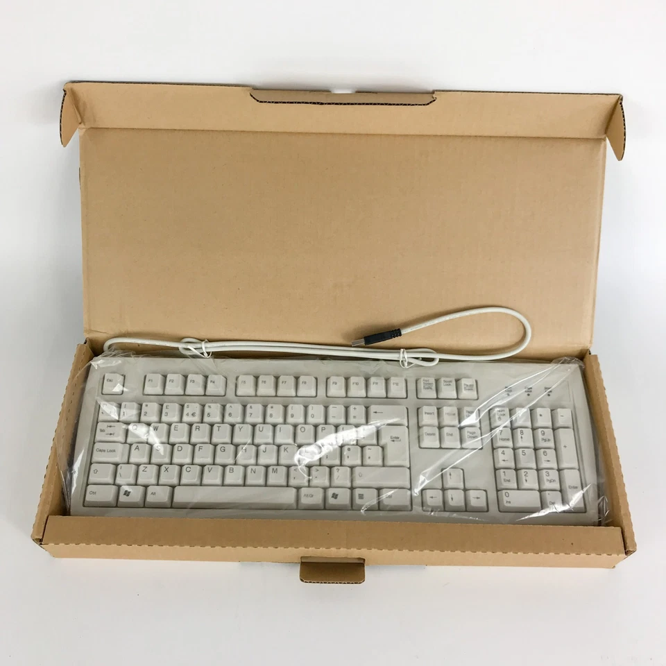 Vintage Chicony KU-2971 USB Keyboard Microsoft Windows XP Brand New In Box Retro - Image 2 of 4
