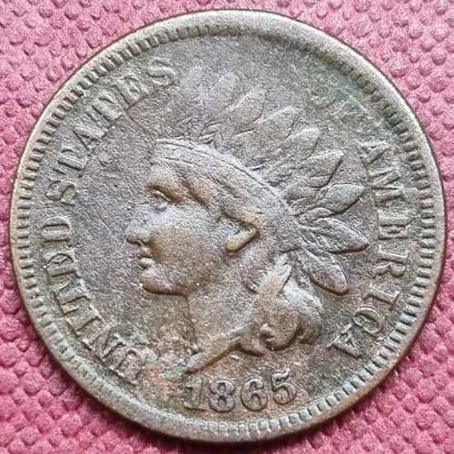 1865 Indian Head Cent 1c Better Grade XF #69117