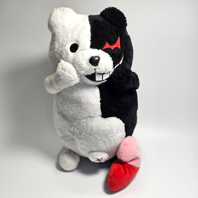 Danganronpa The Animation Monokuma Heart Big Plush Doll FuRyu