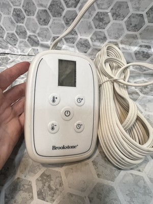 Brookstone LL-A16-10BL Remote Control Power Cord for Heated Electric  Blanket | eBay