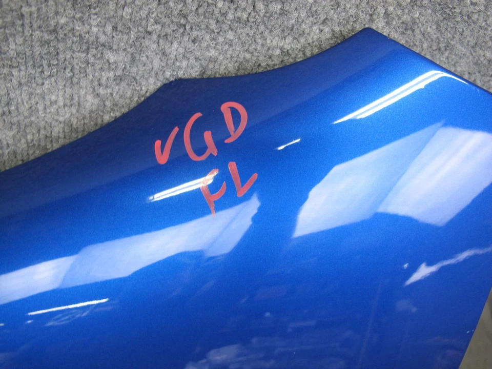 06-09 VW GOLF MK5 R32 GTI RABBIT FRONT LEFT FENDER SHELL PANEL DEEPBLUE OEM - Image 2 of 4