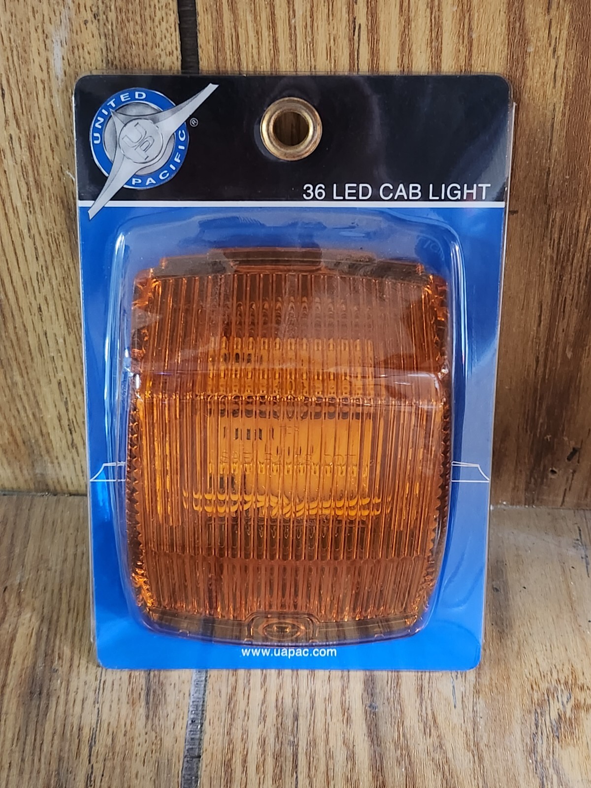 United Pacific 36 LED Square Cab Light - Amber LED/Amber Lens 39971