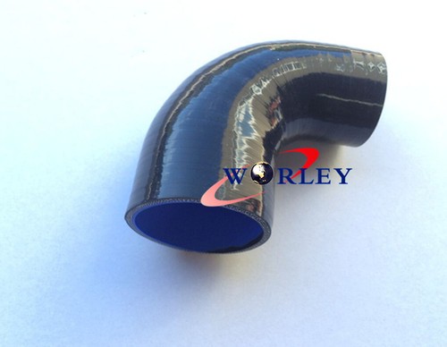 Silicone Hose Fit 45 Degree Reducer Elbow Joiner pipe 64mm-70mm 2.5" 2.75" BLUE - Picture 4 of 6