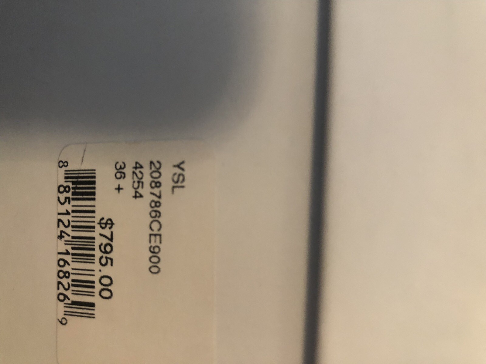 SAINT LAURENT ysl blu navy 36 5 indossato solo una volta