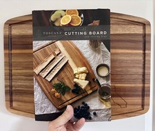 Picnic Time Toscana Ovale-Acacia Cutting Board and Serving Tray NEW