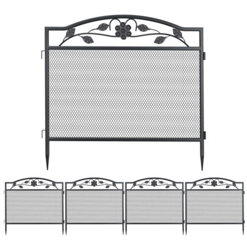 5pcs Heavy Duty Garden Fence Outdoor Flower Edging Border Protecter Dog Barrier - Picture 8 of 12