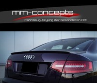 Cup Heckspoiler Ansatz Schwarz FüR Audi C6 4F FL S-Line S6 Spoiler VerläNgerung